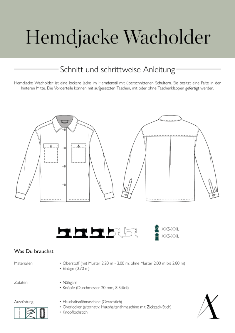 Hemdjacke Wacholder – Bild 2
